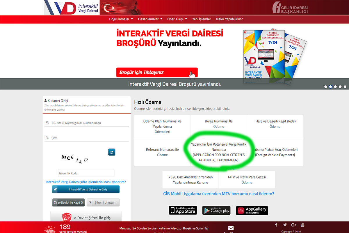 Как иностранцу оформить идентификационный налоговый номер в Турции?