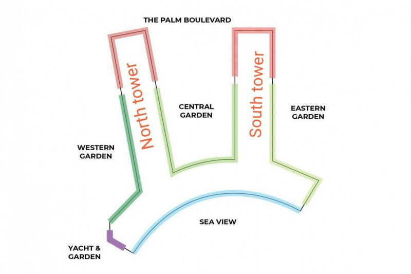 Апартаменты в ОАЭ, на Пальма Джумейра