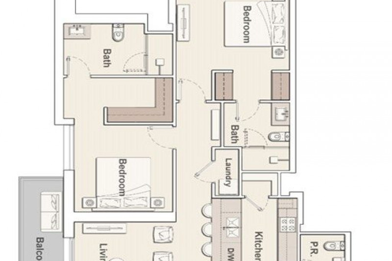 Апартаменты в ОАЭ, в Джумейра Виладж Серкл