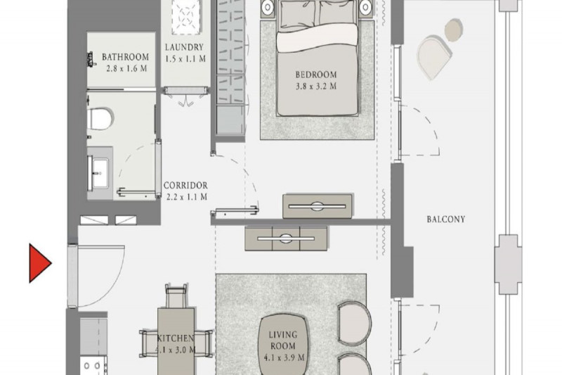 Апартаменты в ОАЭ, в Дубай-Крик Харбор