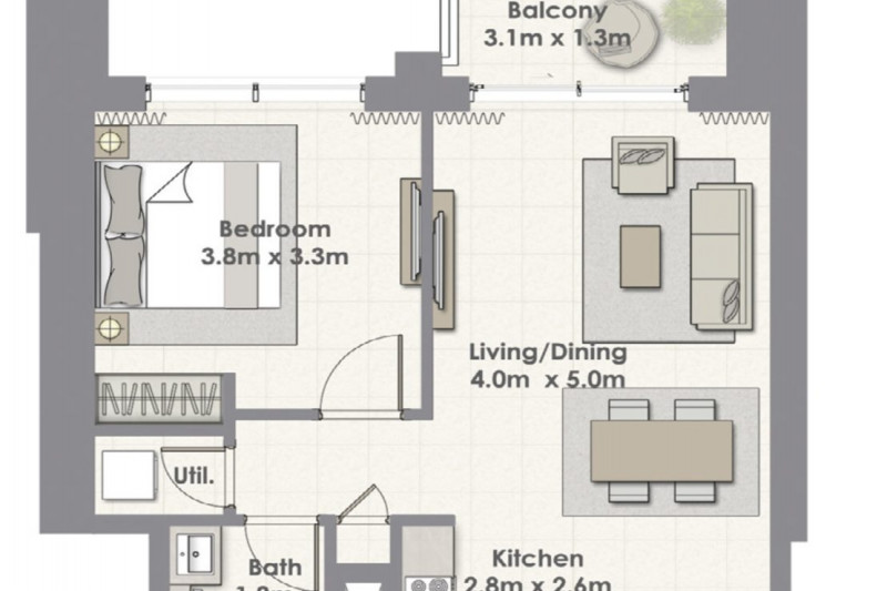 Апартаменты в ОАЭ, в Дубай-Крик Харбор
