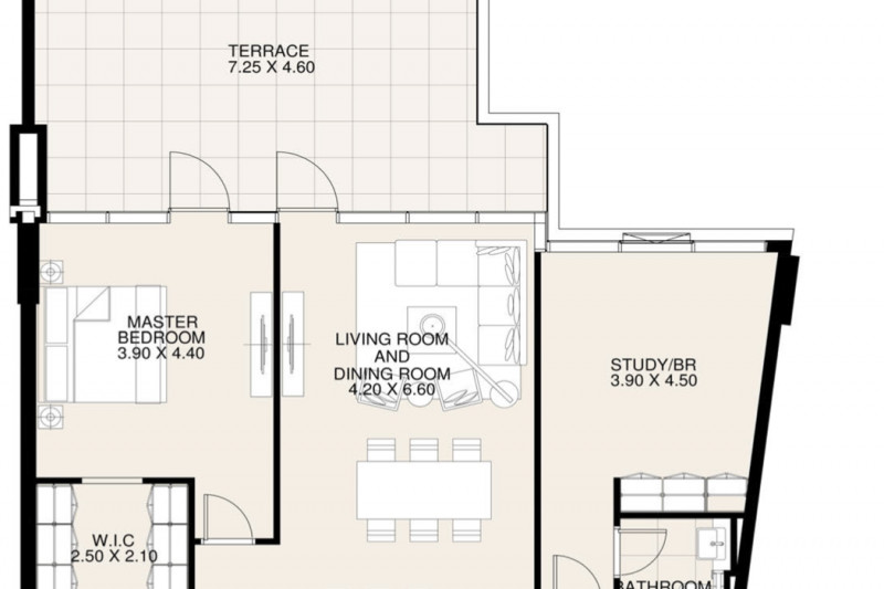 Апартаменты в ОАЭ, в Аль Сафа