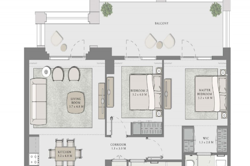 Апартаменты в ОАЭ, в Дубай-Крик Харбор