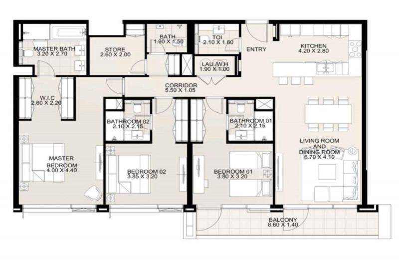 Apartment in United Arab Emirates, in Al Safa