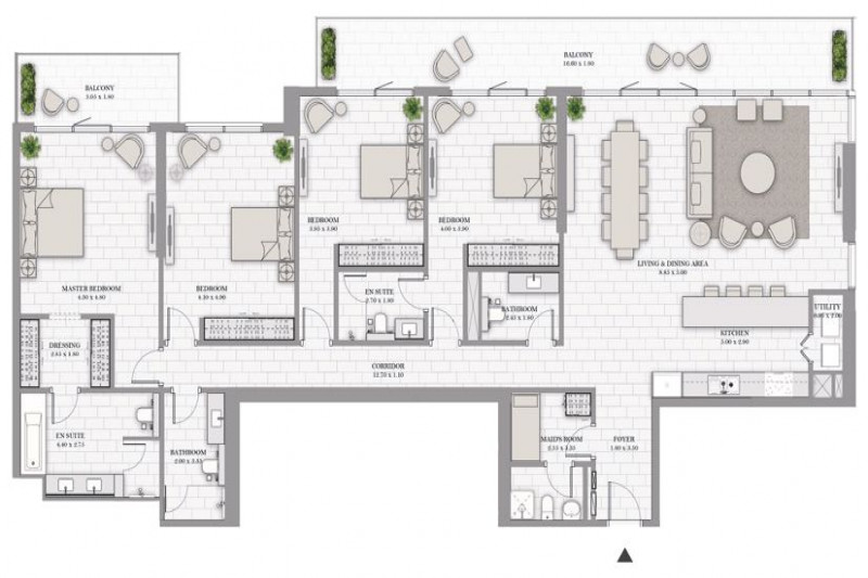 Apartment in United Arab Emirates, in Jumeirah Beach Residence