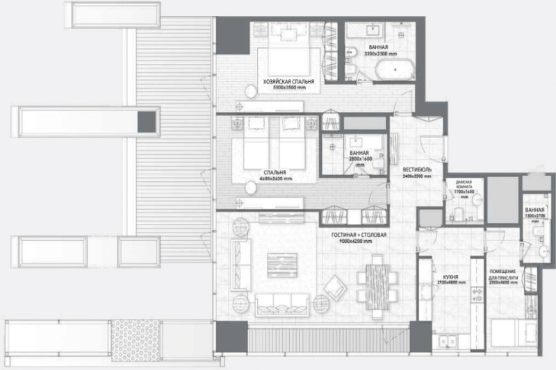 Апартаменты в ОАЭ, в Бизнес-Бей