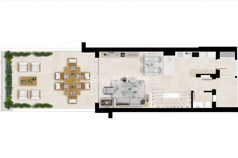 Town House in Spain, in Estepona