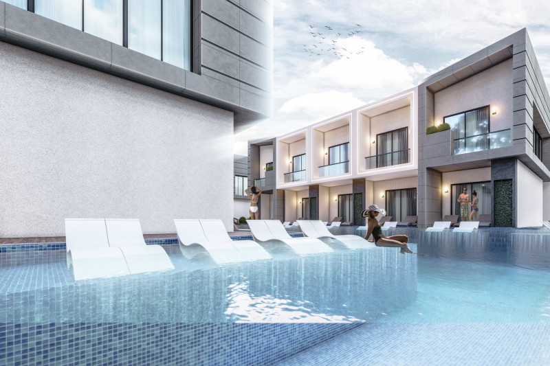 Таунхаус в Турции, в Аланье