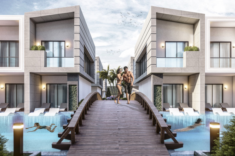 Таунхаус в Турции, в Аланье