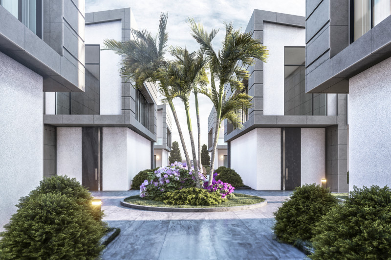 Таунхаус в Турции, в Аланье