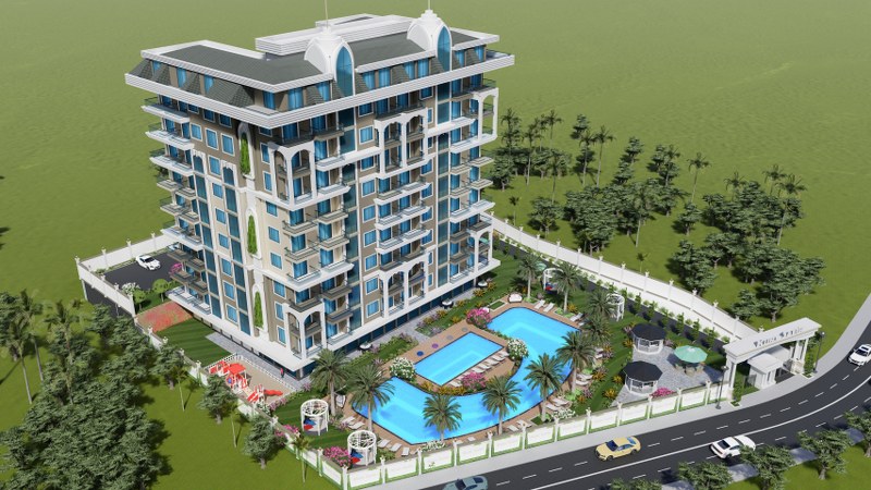 Апартаменты в Турции, в Авсалларе