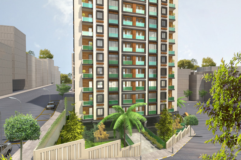 Апартаменты в Турции, в Кягытхане