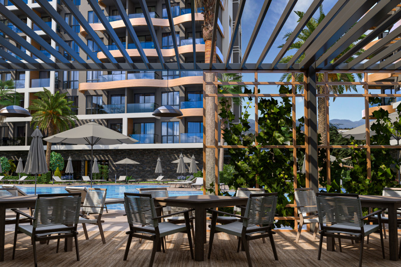 Апартаменты в Турции, в Авсалларе