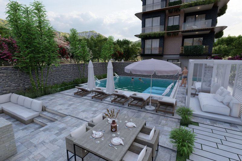 Apartment in Turkey, in Oba