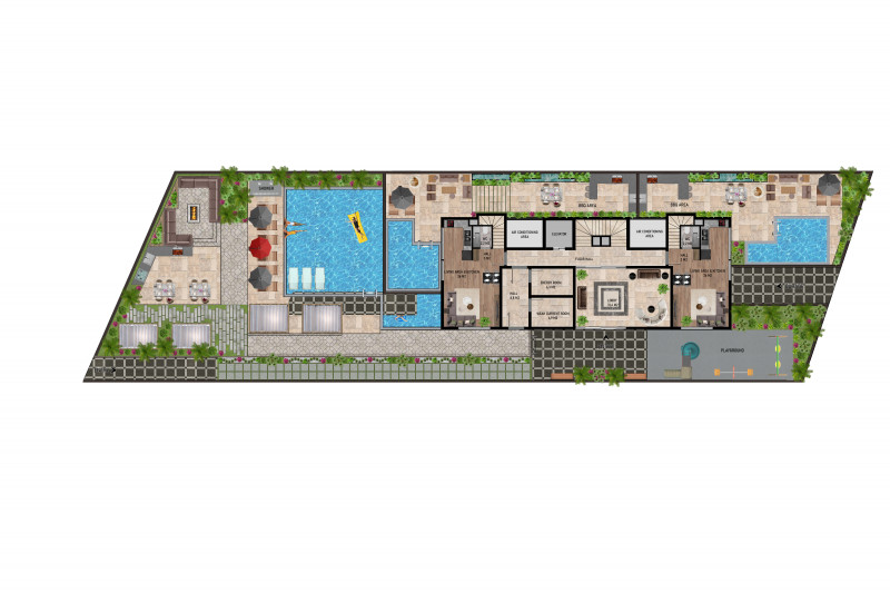 Apartment in Turkey, in Oba