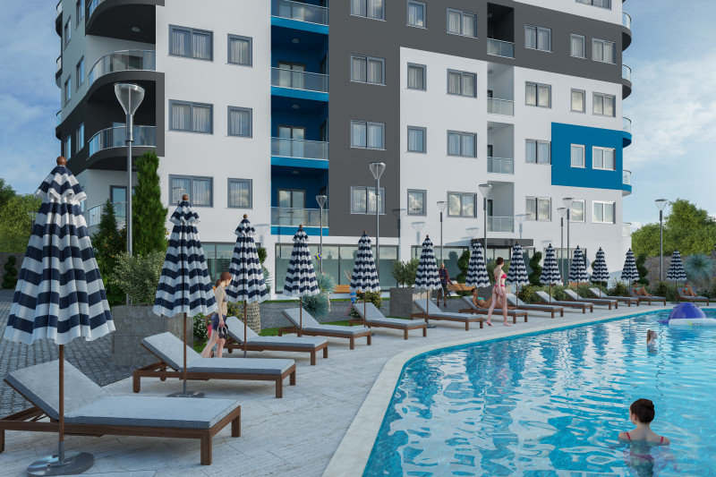 Пентхаус в Турции, на пляже Клеопатра