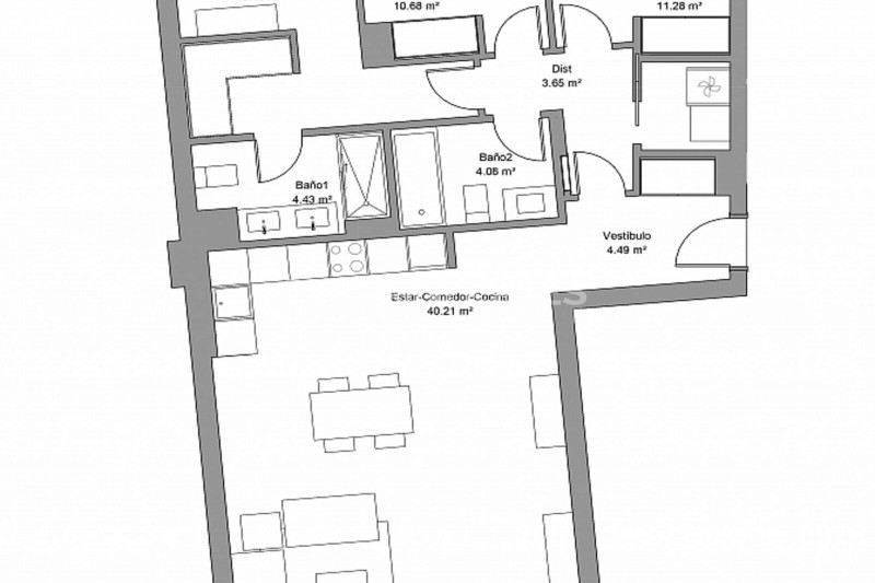Пентхаус в Испании, в Торремолиносе