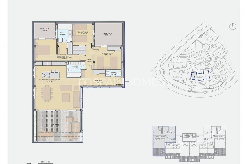 Апартаменты в Испании, в Касаресе