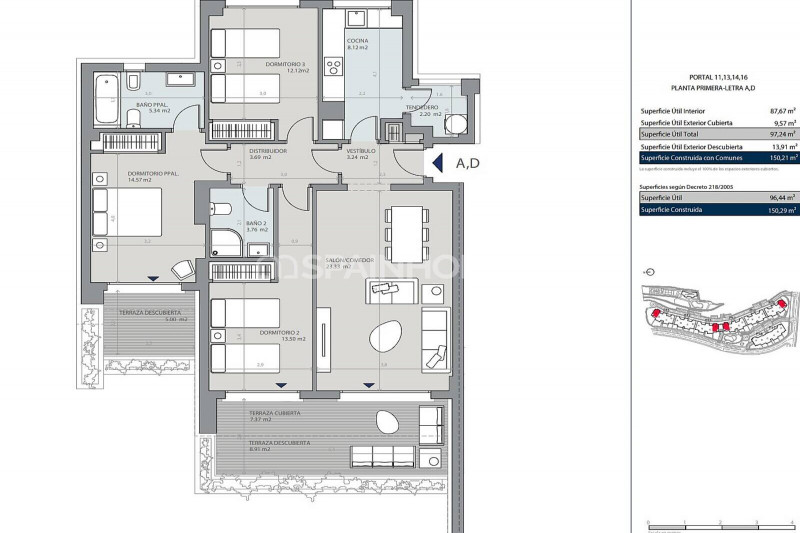 Апартаменты в Испании, в Эстепоне