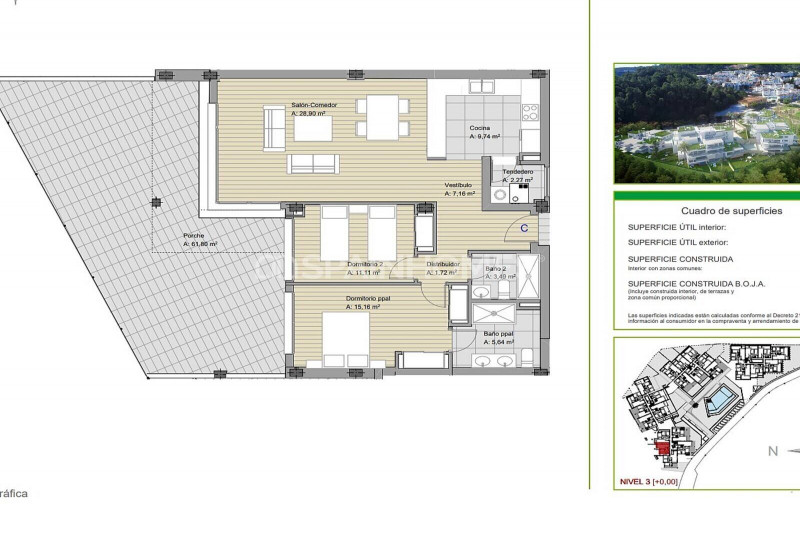 Апартаменты в Испании, в Бенаависе