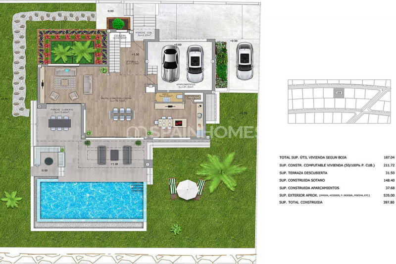 Вилла в Испании, в Малаге