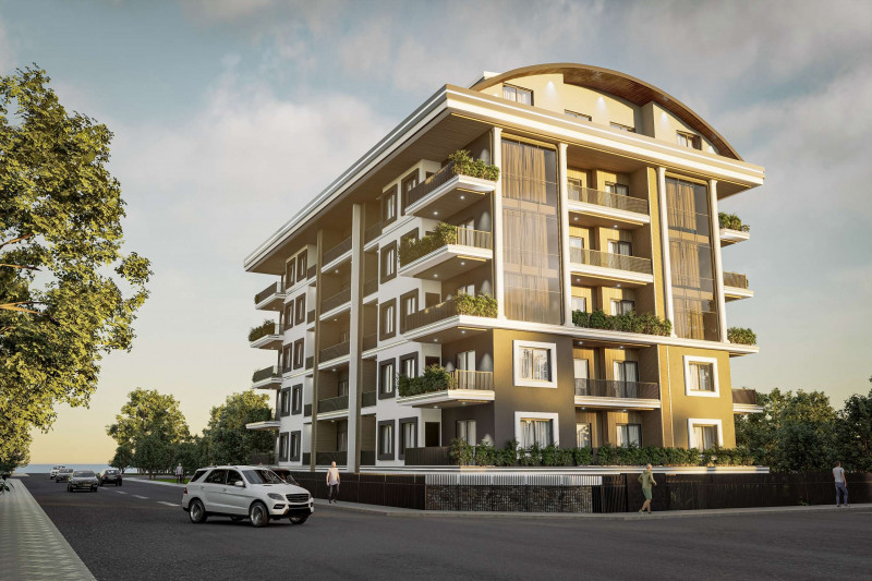 Apartment in Turkey, in Mahmutlar