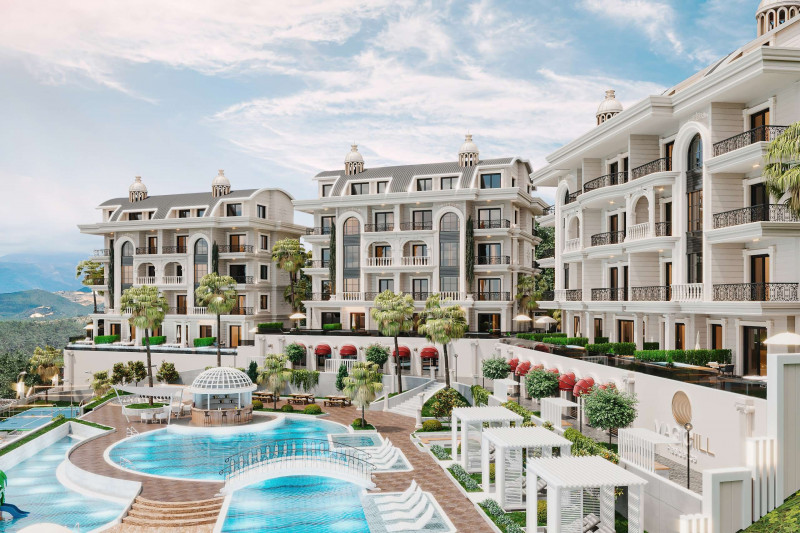 Апартаменты в Турции, в Тюрклере