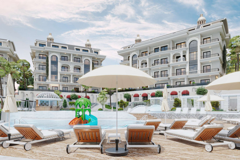 Апартаменты в Турции, в Тюрклере