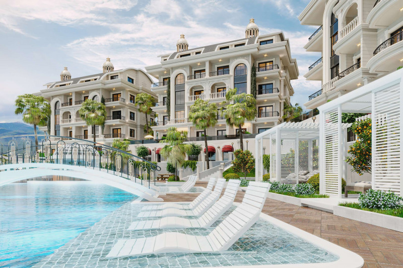 Апартаменты в Турции, в Тюрклере