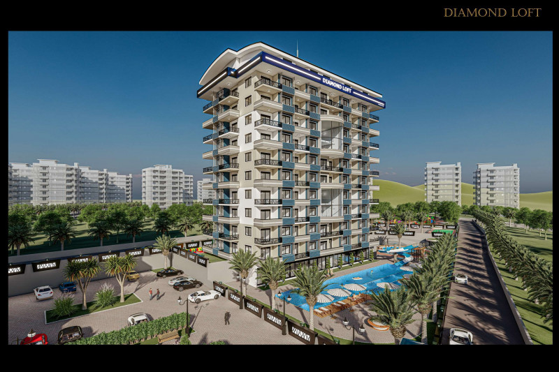 Apartment in Turkey, in Avsallar