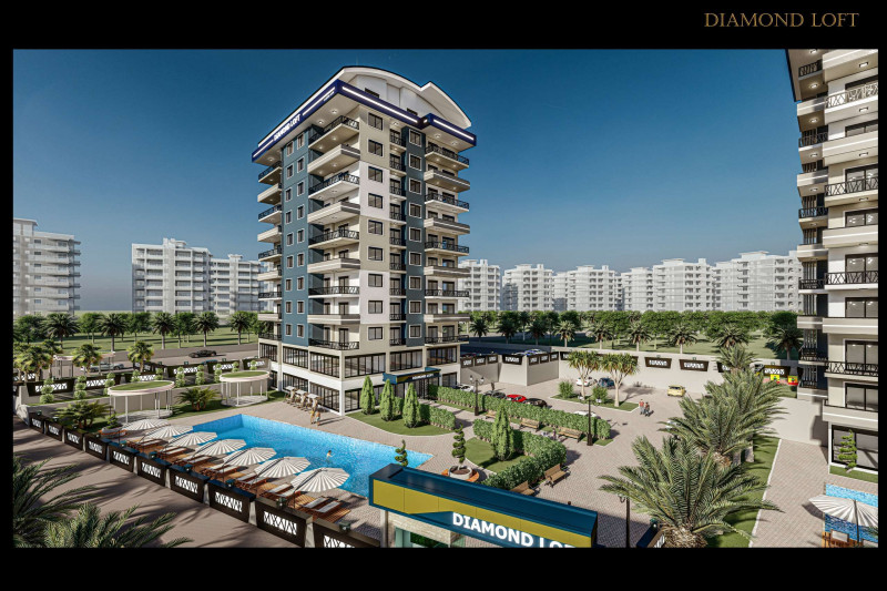 Apartment in Turkey, in Avsallar