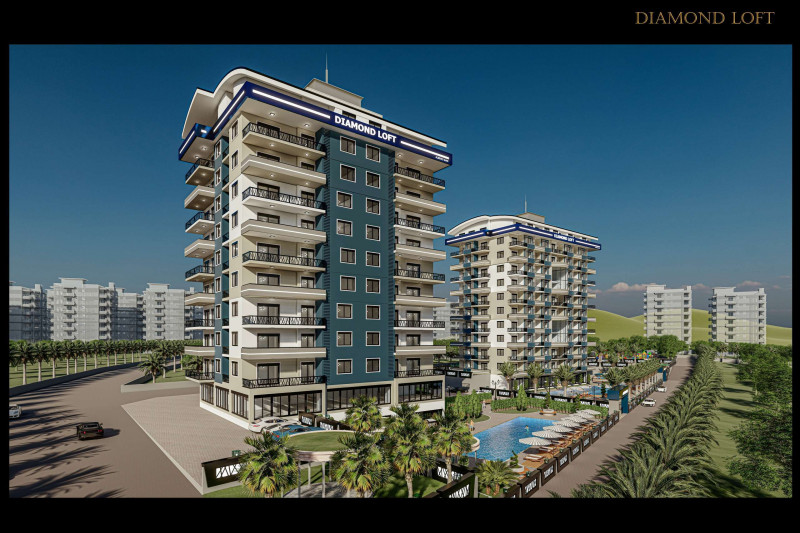 Apartment in Turkey, in Avsallar