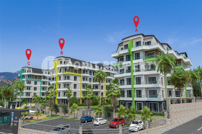 Апартаменты в Турции, в Оба