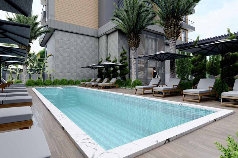 Апартаменты в Турции, в Аланье