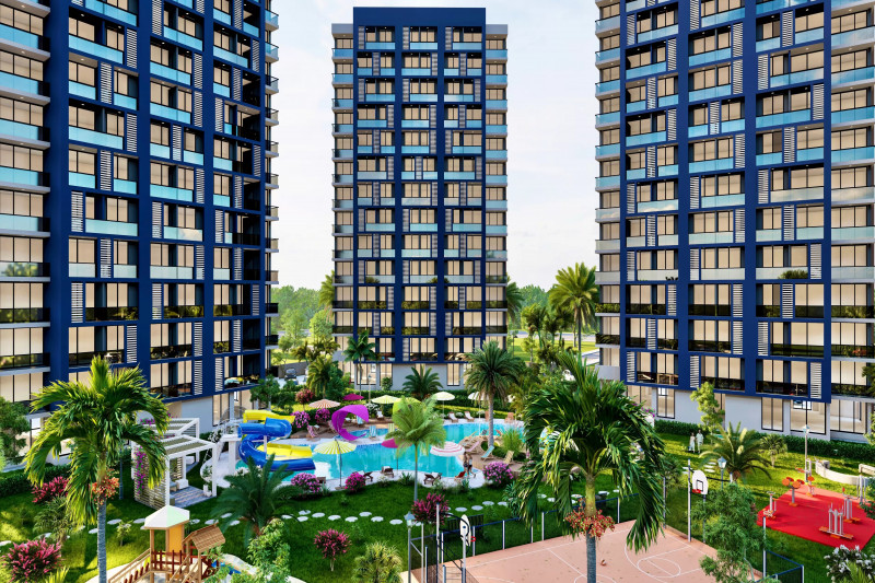 Апартаменты в Турции, в Тедже