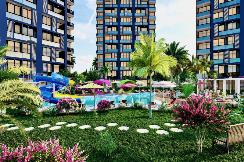 Апартаменты в Турции, в Тедже