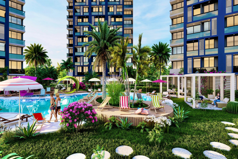 Апартаменты в Турции, в Тедже