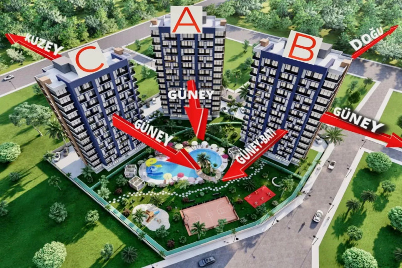 Апартаменты в Турции, в Тедже