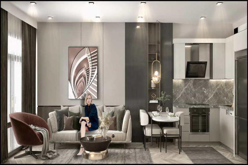 Апартаменты в Турции, в Тедже