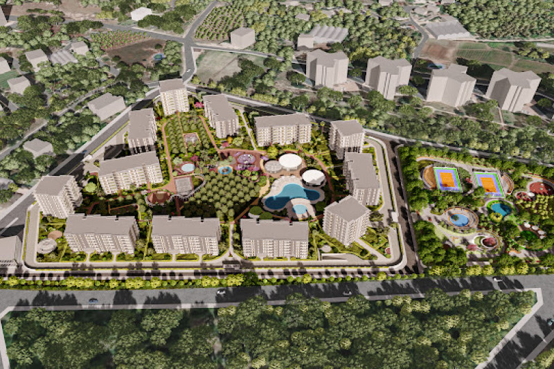 Апартаменты в Турции, в Мезитли