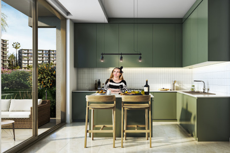 Апартаменты в Турции, в Мезитли