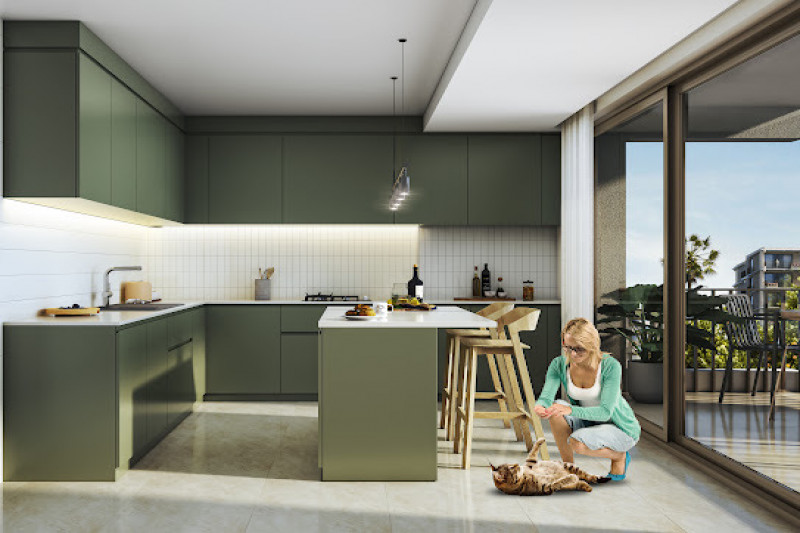 Апартаменты в Турции, в Мезитли