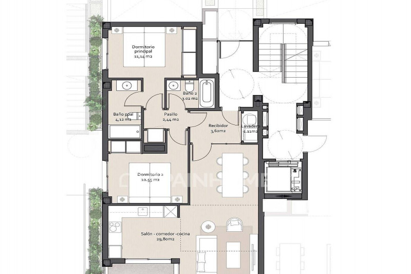 Пентхаус в Испании, в Бенальмадене