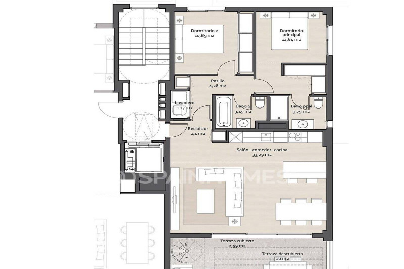 Пентхаус в Испании, в Бенальмадене