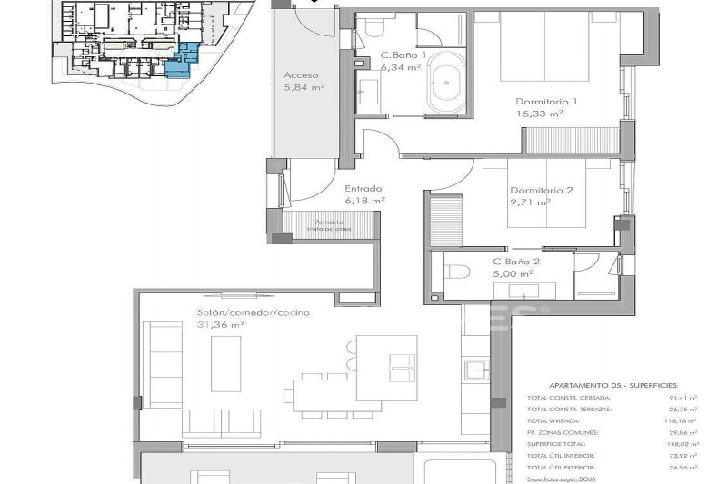 Пентхаус в Испании, в Марбелье