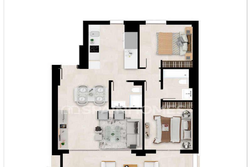 Апартаменты в Испании, в Михас-Коста