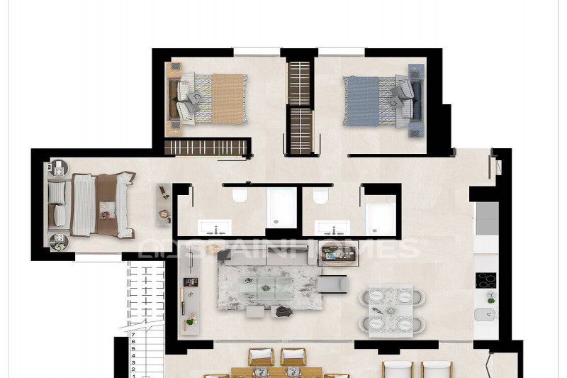 Апартаменты в Испании, в Михас-Коста