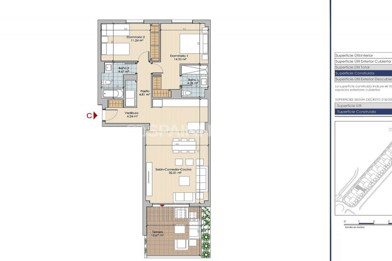 Пентхаус в Испании, в Бенальмадене