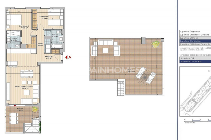 Пентхаус в Испании, в Бенальмадене