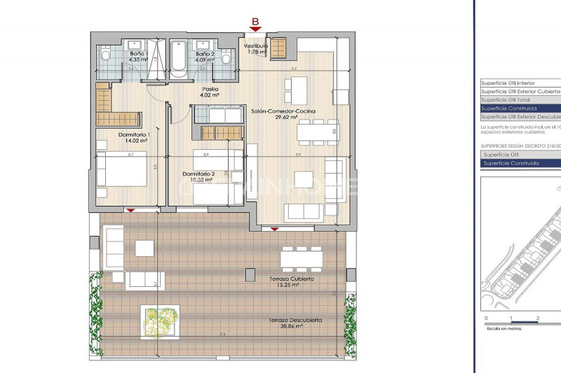 Пентхаус в Испании, в Бенальмадене